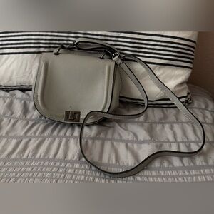 Chic Gray Women's Crossbody Bag